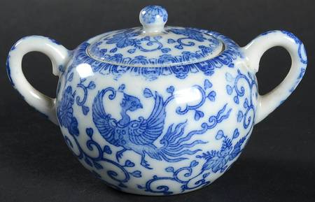Phoenix Bird Child's #3 Sugar Bowl & Lid