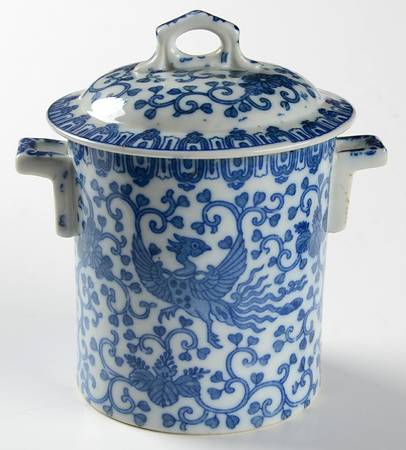 Phoenix Bird Condensed Milk Holder with Lid