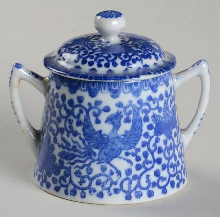 Phoenix Bird #11 Sugar Bowl & Lid