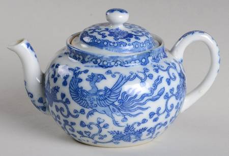 Phoenix Bird Child's Teapot & Lid