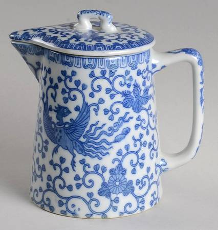 Phoenix Bird Hot Water Jug & Lid