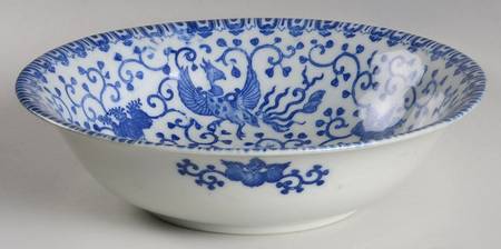 Phoenix Bird 10" Large Fruit Bowl