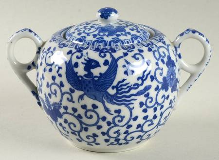 Phoenix Bird #21 Sugar Bowl & Lid
