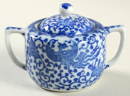Phoenix Bird Child's #4 Sugar Bowl & Lid
