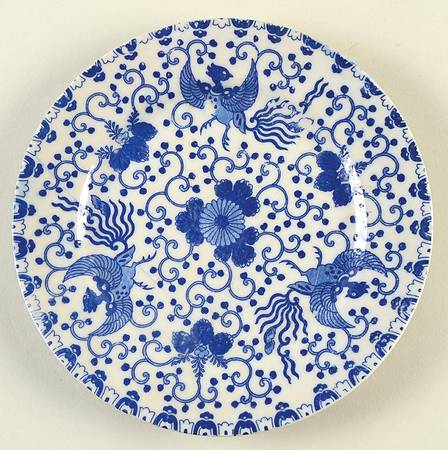 Phoenix Bird Luncheon Plate