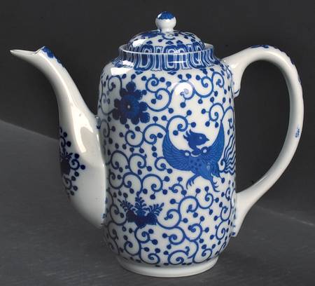 Phoenix Bird Coffee Pot & Lid