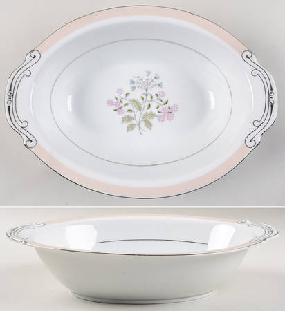 Phyllis 11" Oval Vegetable Bowl