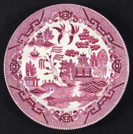 Pink Willow (Fine Quality) Salad Plate