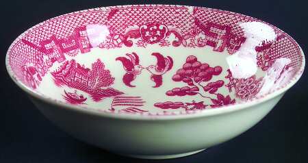 Pink Willow (Fine Quality) Coupe Cereal Bowl