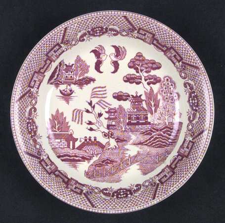 Pink Willow (Earthenware) Coupe Soup Bowl