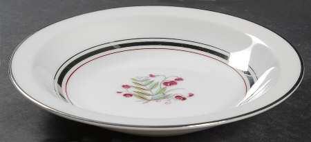 Platinum Beauty Rim Soup Bowl
