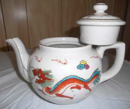 Red Dragon Teapot & Lid