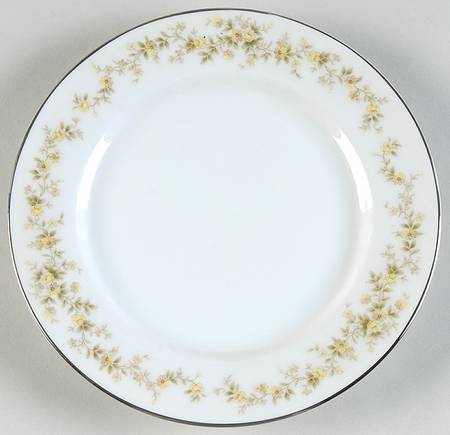 Rose Ballet Bread & Butter Plate