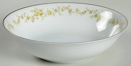 Rose Ballet 9" Round Vegetable Bowl