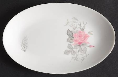 Rose Bouquet (Coupe) Relish/Gravy Underplate