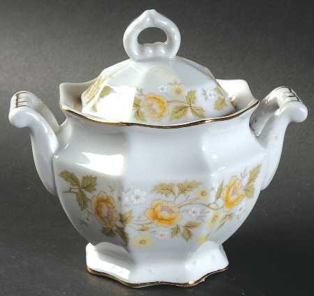Rose Marie (Octagonal) Sugar Bowl & Lid