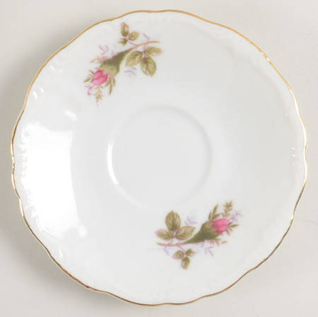 Rose Saucer for Demitasse Cup