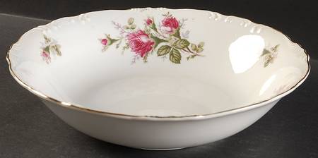 Rose 10" Round Vegetable Bowl
