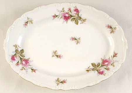 Rose 14" Oval Serving Platter