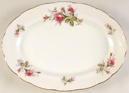 Rose 12" Oval Serving Platter