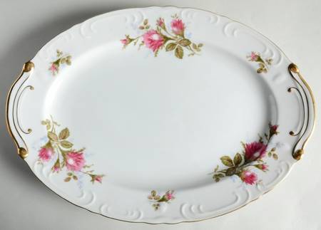 Rose 14" Oval Serving Platter