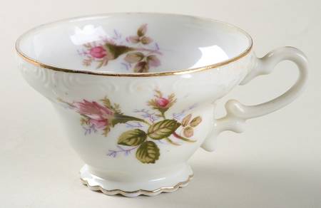 Rosemarie (Scalloped, Pink Flowers) Snack Cup