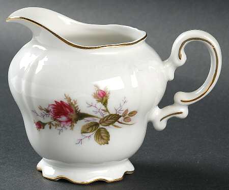 Rosemarie (Scalloped, Pink Flowers) Creamer