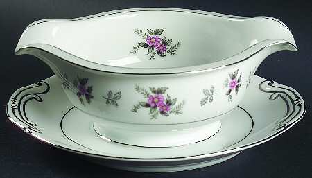 Rosemere Gravy Boat with Attached Underplate