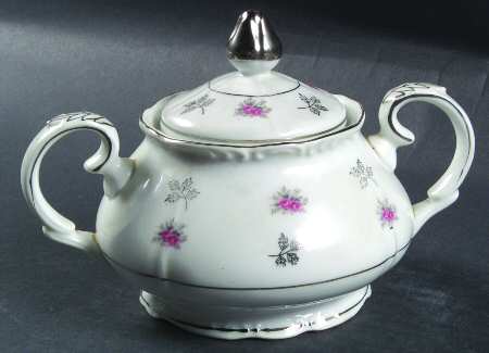 Rosette Sugar Bowl & Lid