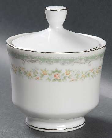 Roseville Sugar Bowl & Lid