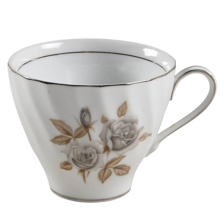 Rose of Sharon Flat Cup