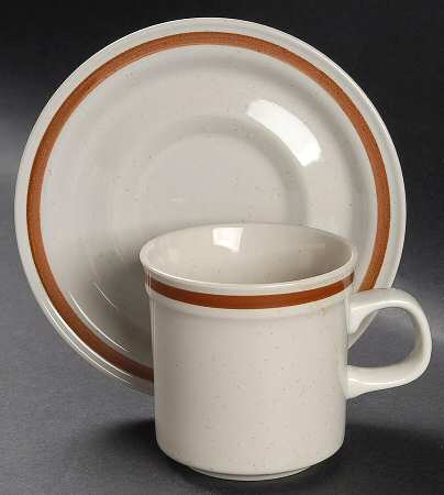 Sanibel Flat Cup & Saucer Set