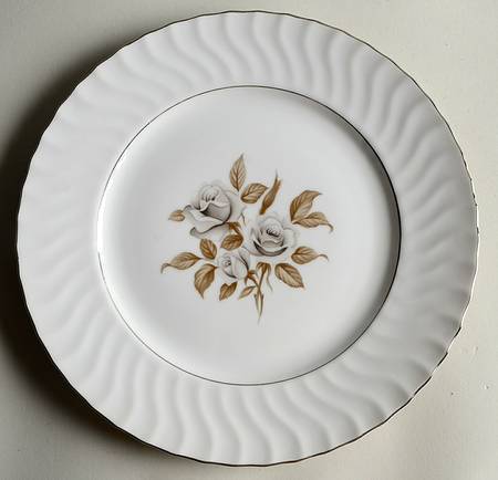 Shadow Rose Dinner Plate