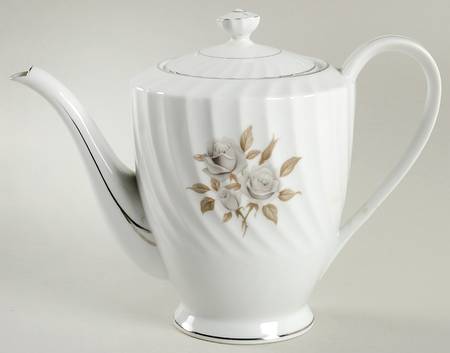 Shadow Rose Teapot & Lid