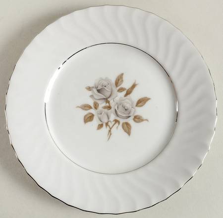 Shadow Rose Salad Plate