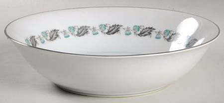Silver Wreath 8" Round Vegetable Bowl