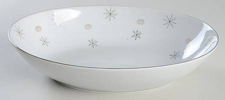 Snowflake 10" Oval Vegetable Bowl