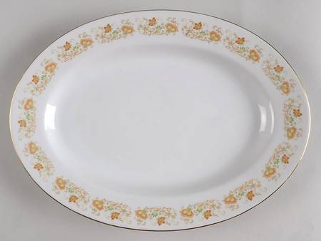 Spring Garden 12" Oval Serving Platter