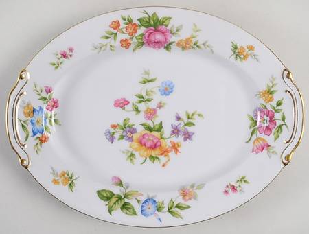 Springtime 12" Oval Serving Platter