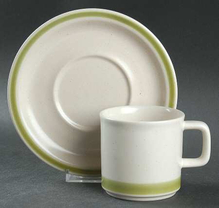 Spring Collection Flat Cup & Saucer Set