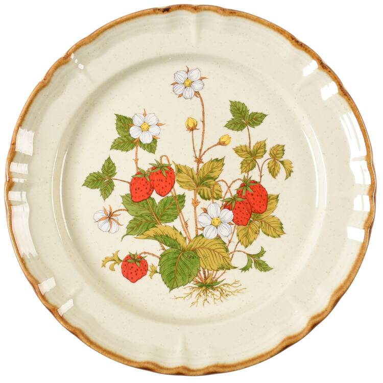 Strawberry Patch Salad Plate