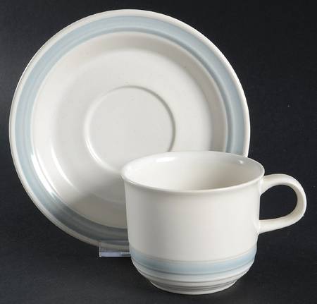Sunny Meadows Flat Cup & Saucer Set