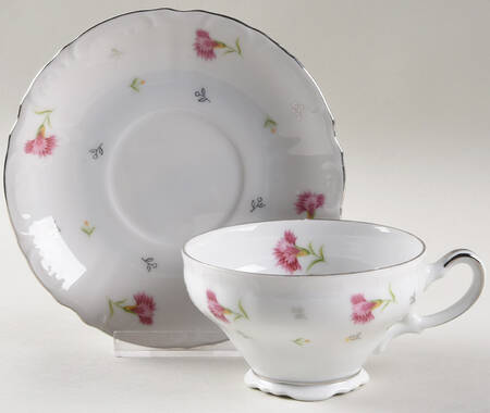 Summer Song Footed Cup & Saucer Set