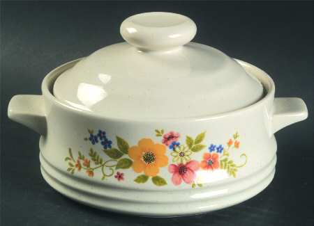 Sweet Flowers Individual Casserole & Lid