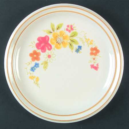 Sweet Flowers Luncheon Plate