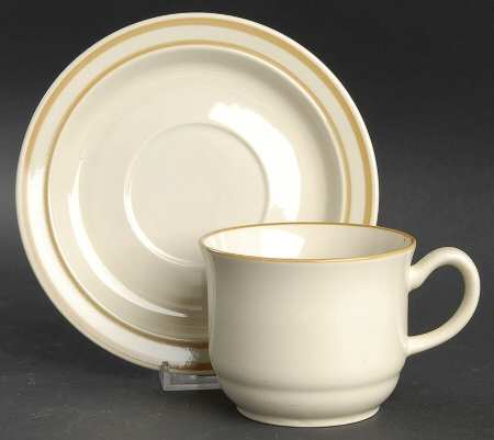 Simplicity Flat Cup & Saucer Set
