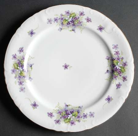 Violets 12" Chop Plate (Round Platter)