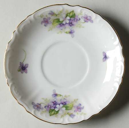 Violets Saucer