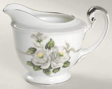 White Rose (Platinum) Creamer