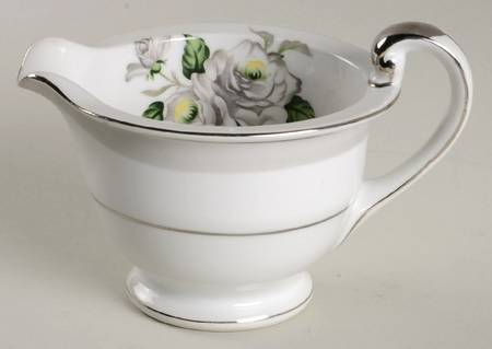 White Rose (Platinum) Creamer